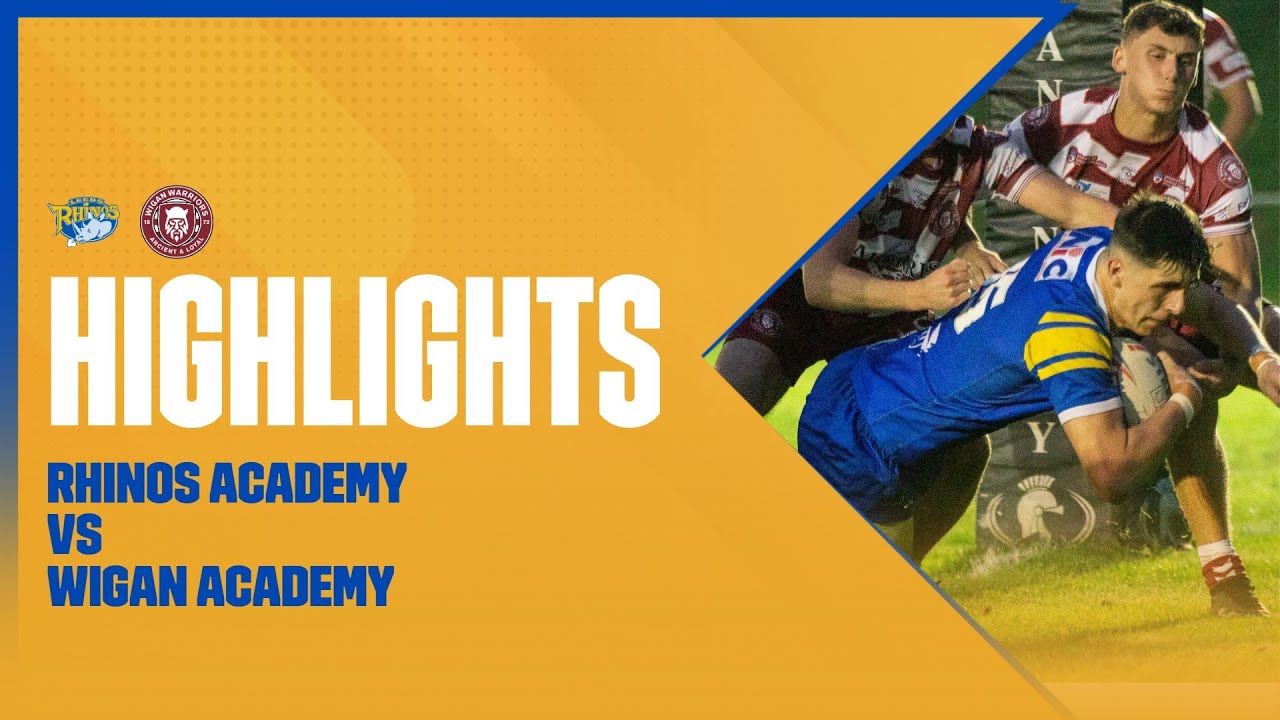 Match Action | Rhinos Academy vs Wigan Academy