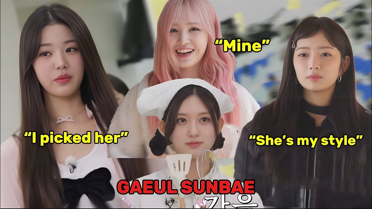 GAEUL being so popular with her IVE members (they all want Gaeul Sunbae)