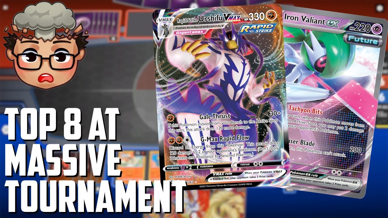 TOP 8 Iron Valiant ex and Rapid Strike Urshifu VMAX Spread Deck! - (Pokemon TCG Deck List + Matches)