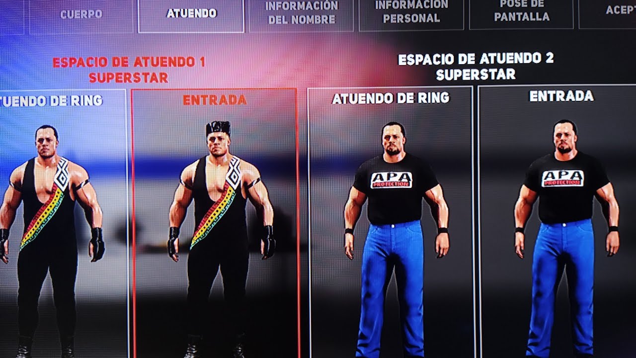 Wwe2k18 caw formula :  Farooq