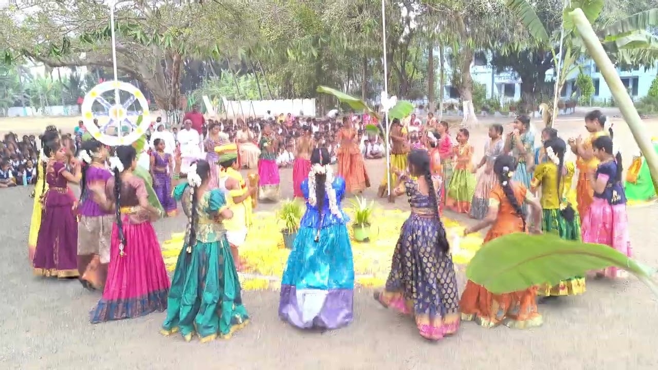 Sankranthi Celebration// St.Ann's E.M High School, Nidadavole