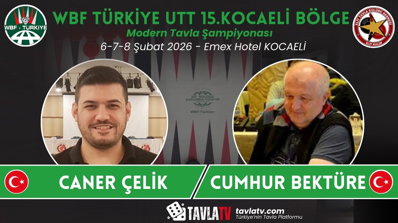 Caner ÇELİK - Cumhur BEKTÜRE | WBF Türkiye UTT 15.Kocaeli Bölge Şampiyonası