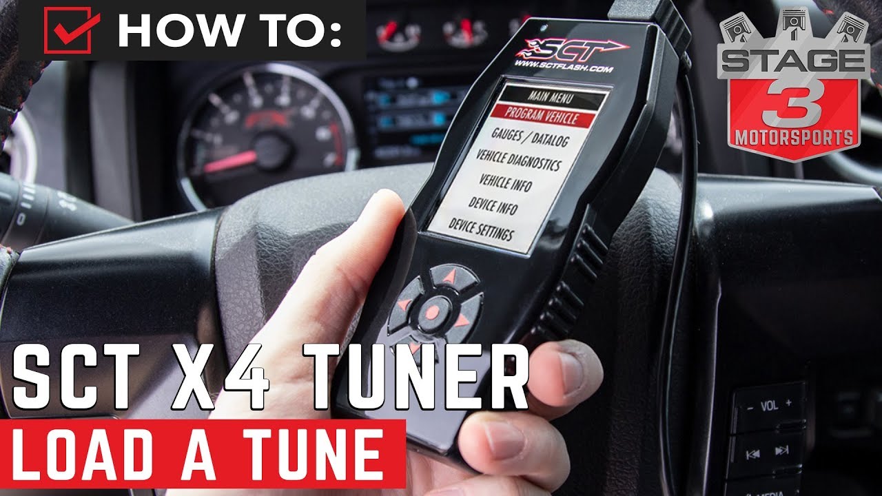 How to Load a Tune on SCT X4