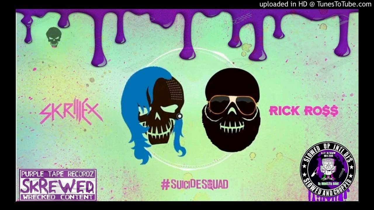 Skrillex~Ft Rick Ross-Purple Lamborghini Chopped DJ Monster Bane Clarked Screwed Cover Full Album