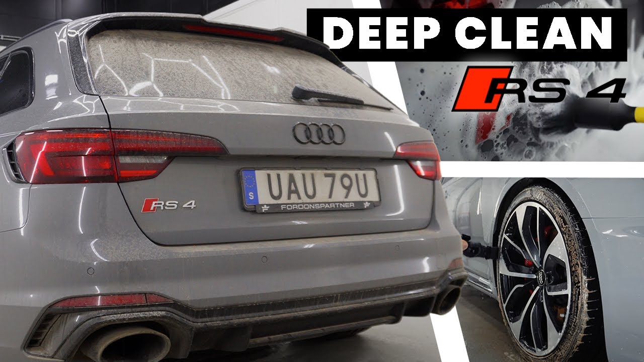 SATISFYING DEEP CLEAN ASMR│AUDI RS4