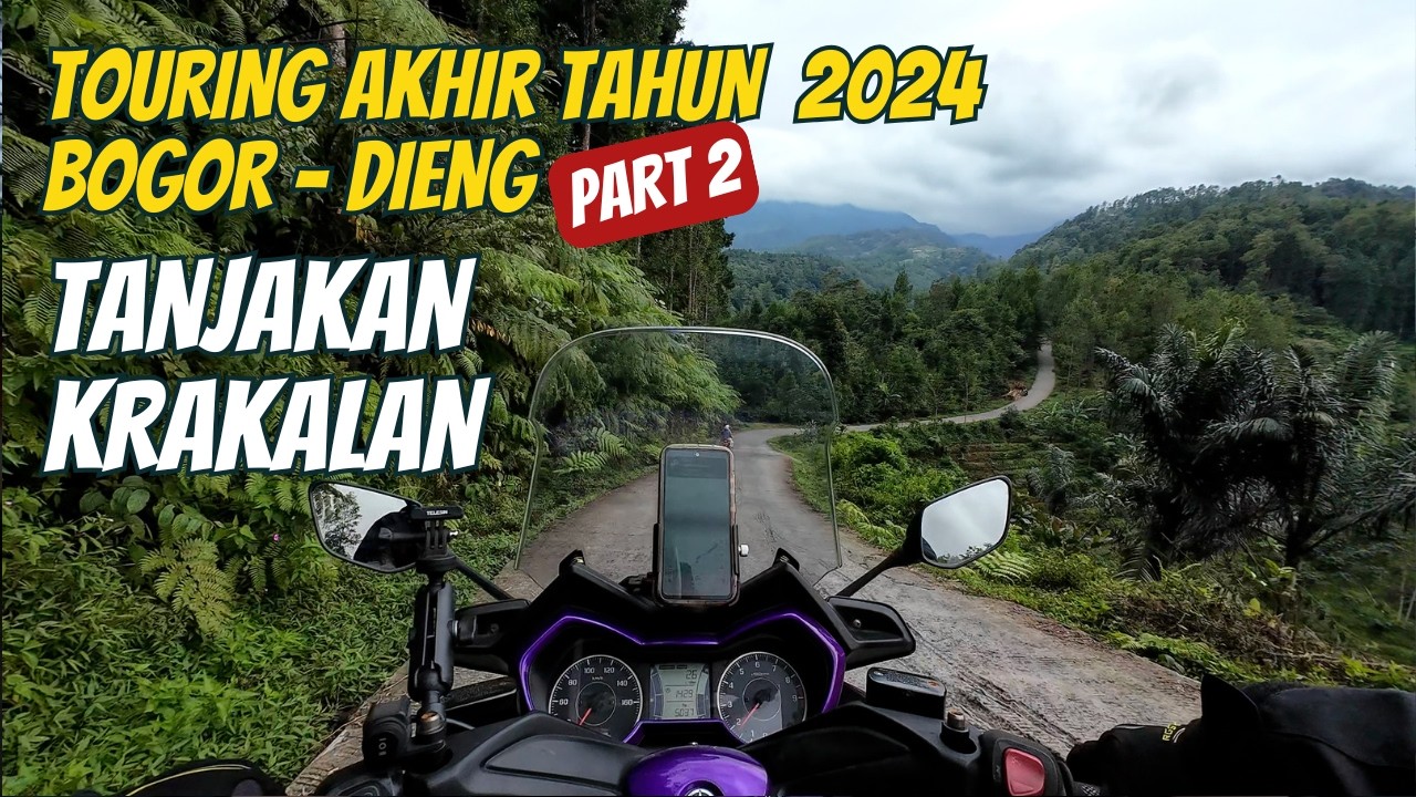 TOURING AKHIR TAHUN PART 2 | BOGOR - DIENG | VIA BAWANG - KRAKALAN | XMAX