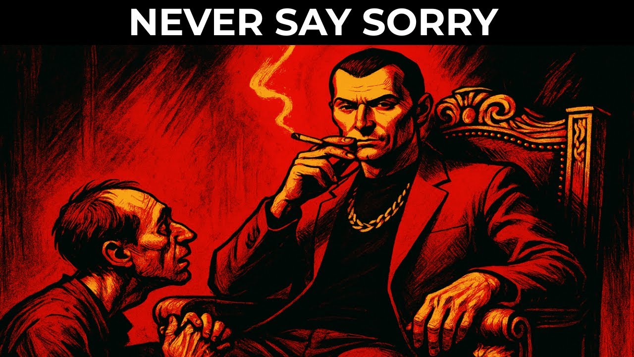 How Your Apology Becomes Their Greatest Weapon - The Machiavellian Power Play