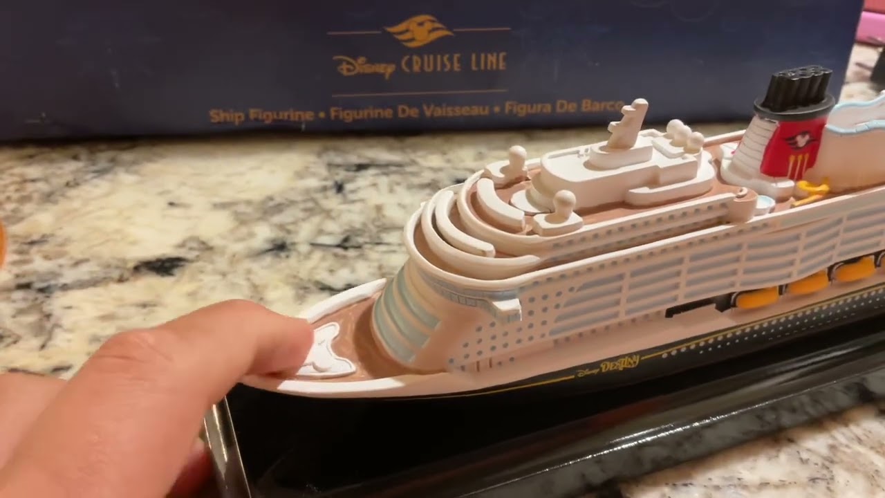 Unboxing Disney Destiny Ship Model