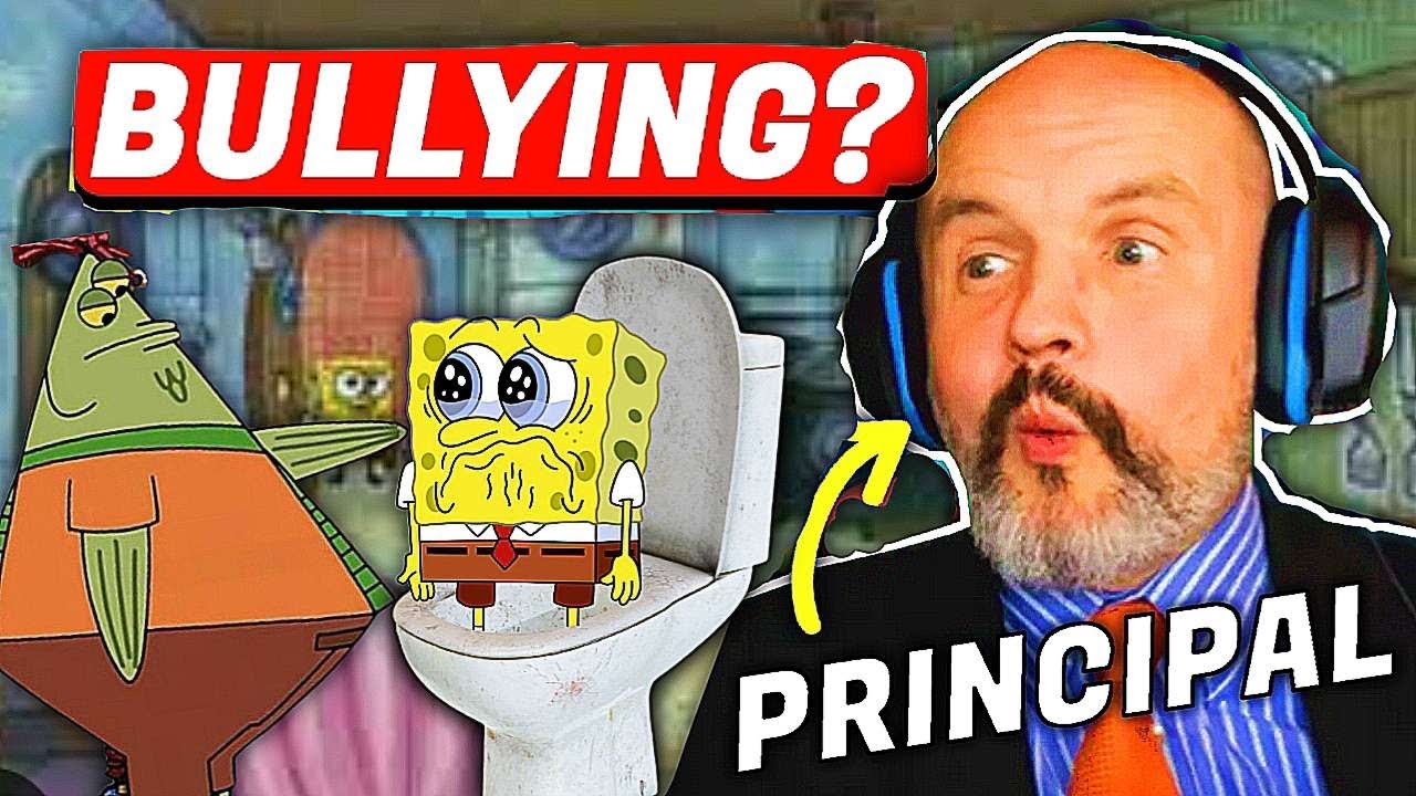 High School Principal Reacts - Spongebob Squarepants S3E3 - 