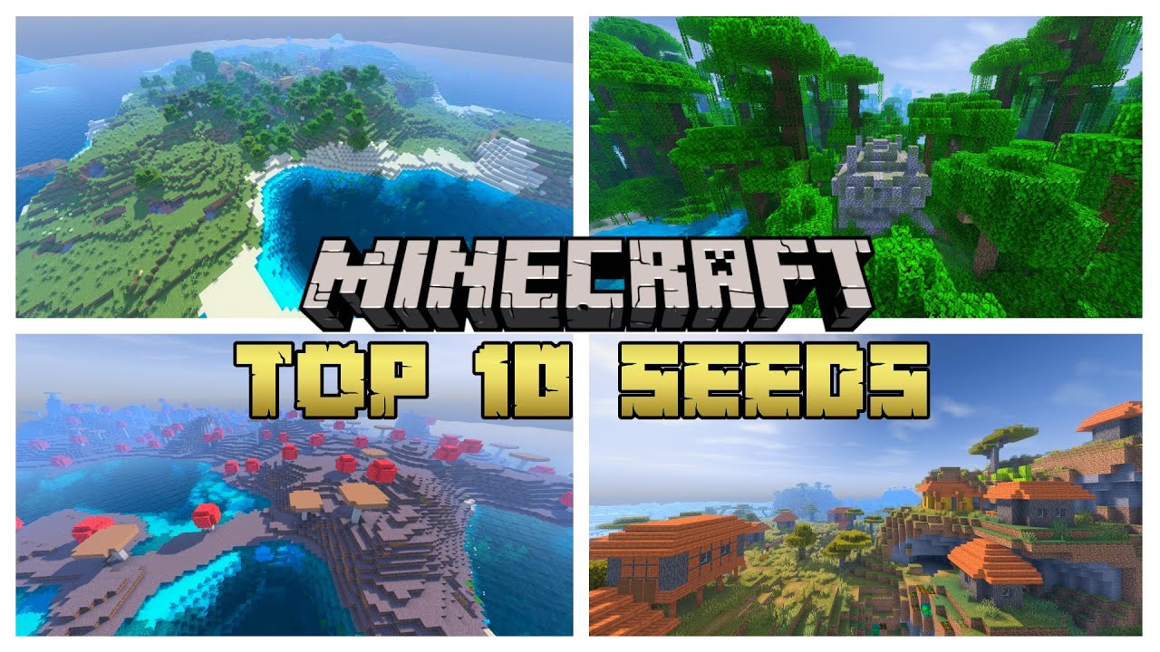 Top 10 Minecraft Seeds | For Minecraft 1.15.2