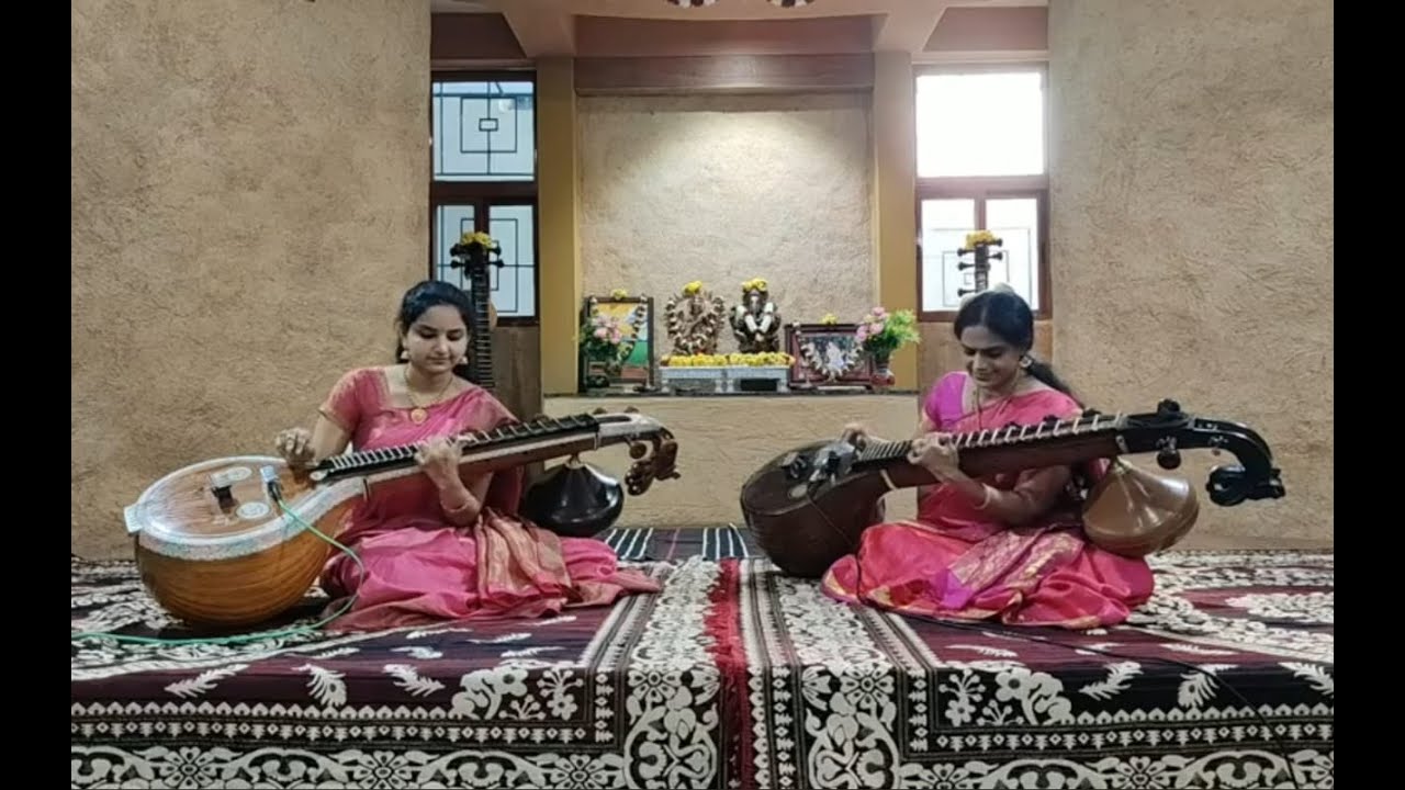 Mother-Daughter Duet Veena Concert