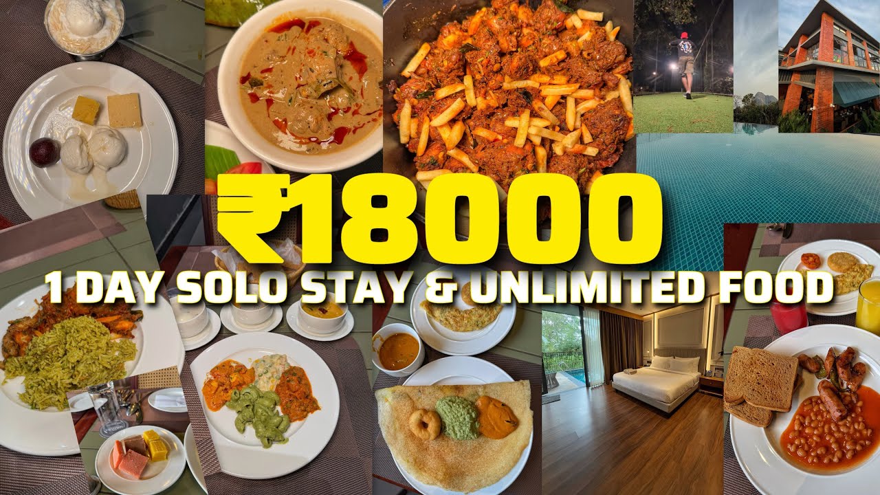 💢₹18000 രുപയ്ക്ക് ഒരു ദിവസം ഇവിടെ താമസിച്ച് എത്ര വേണെങ്കിലും ഫുഡ് അടിക്കാം അവസാന ശ്വാസം വരേ പൊരുതി‼️