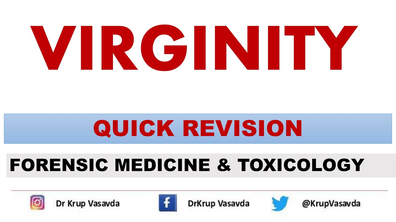 Virginity | Loosing the Virginity | Legal Aspects | Dr Krup Vasavda