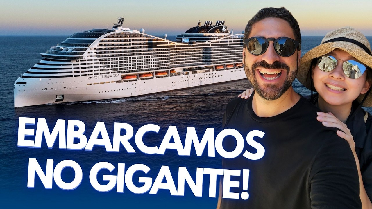 VIAJAMOS NO MSC WORLD EUROPA, O MAIOR NAVIO DA MSC CRUZEIROS