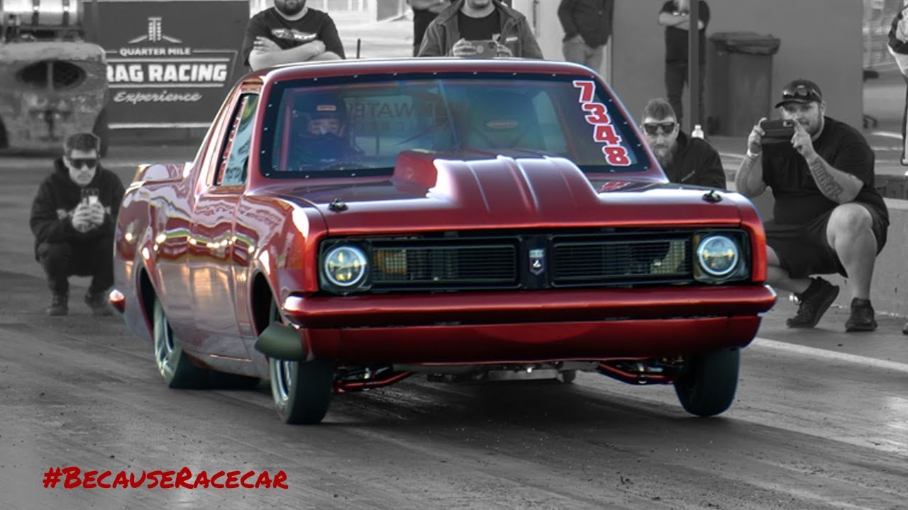 Stunning 1300HP 400ci SBC Turbo HG Ute's Maiden Passes! | Mik Waters | August Track Hire | Motorplex