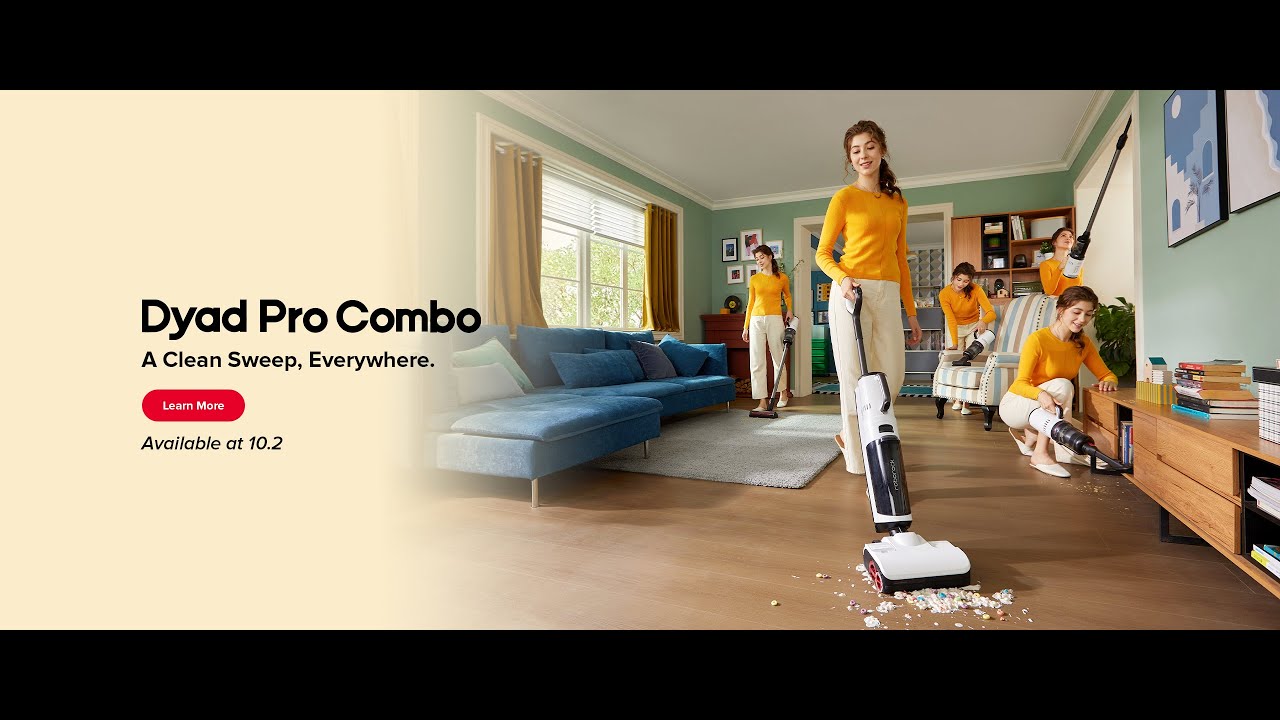 Roborock Dyad Pro Combo &mdash; czyste sprzątanie wszędzie.