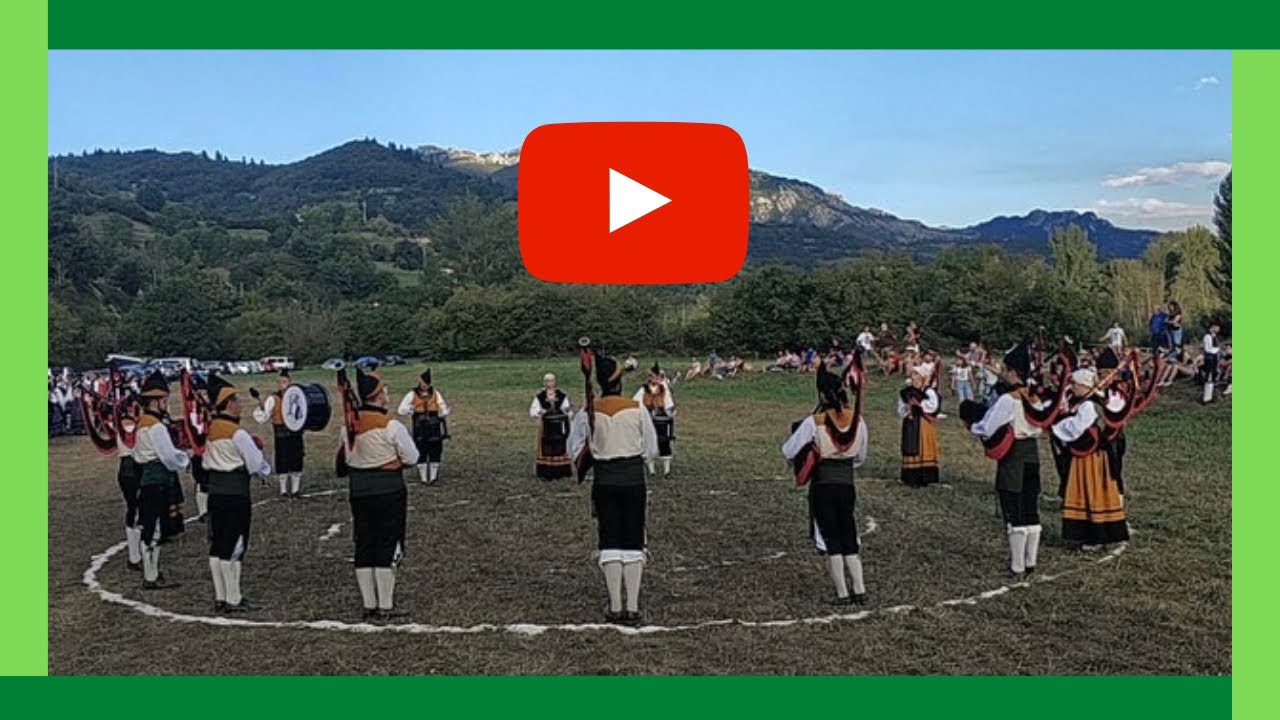 Banda de gaitas asturianas “El Centru”. Noche celta Soto d’Aller ⚫️🔴