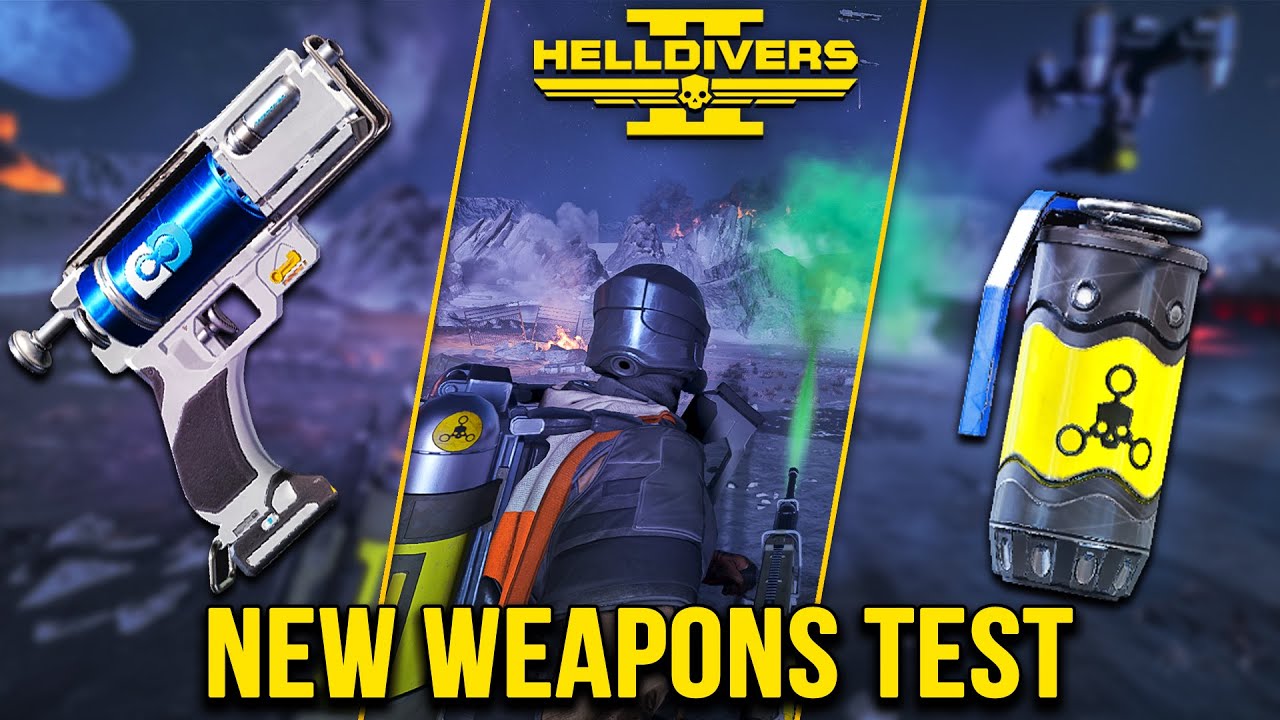 All New Weapons Showcase (Chemical Agents) in Helldivers 2