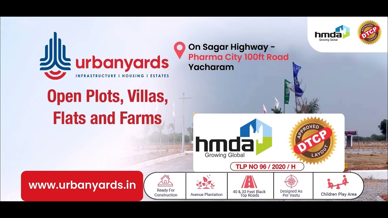 OPEN PLOTS FOR SALE IN PHARMA CITY HYDERABAD