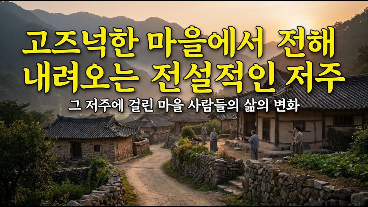 저주에 얽힌 신비로운 마을의 비밀