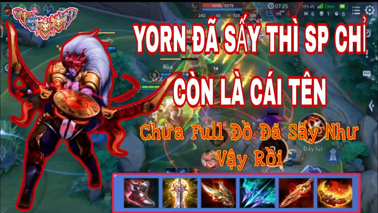 [ TOP 1 YORN ] Pick Yorn Bị Bảo Thua Ngay Lập Tức Và Cái Kết ... Nhây Nhây Vẫn Win 3*  - LQMB