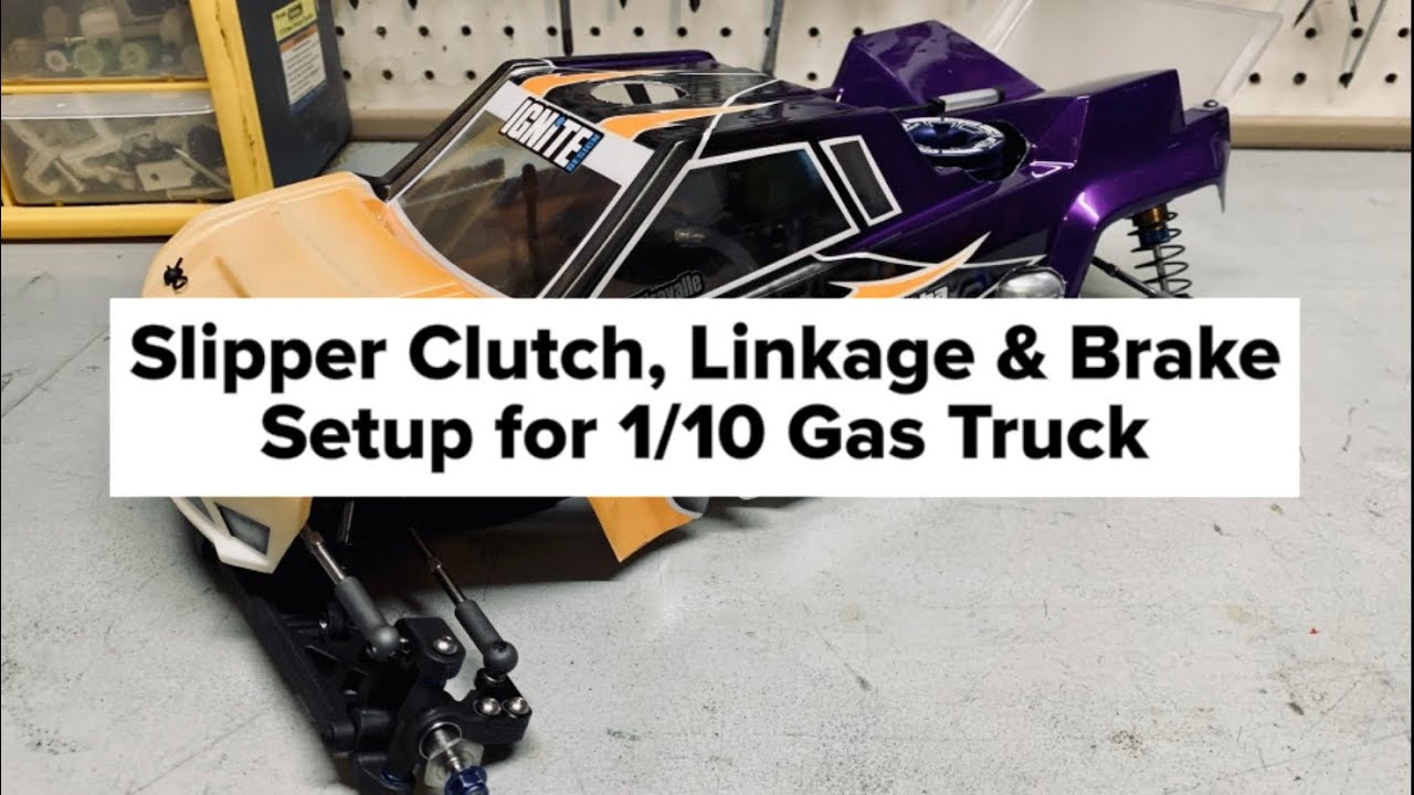 Slipper Clutch, Linkage & Brake Setup for 1/10 Gas Truck
