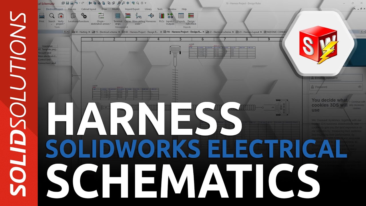 Схемы жгутов в SOLIDWORKS Electrical