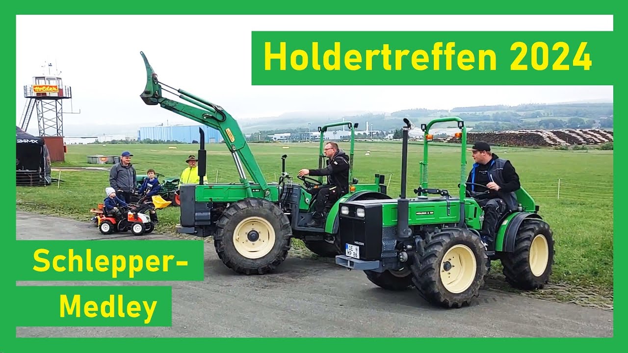 Schlepper-Medley | Ausfahrt, Abfahrt & Verladen | Holdertreffen 2024 | Flugplatz Schameder