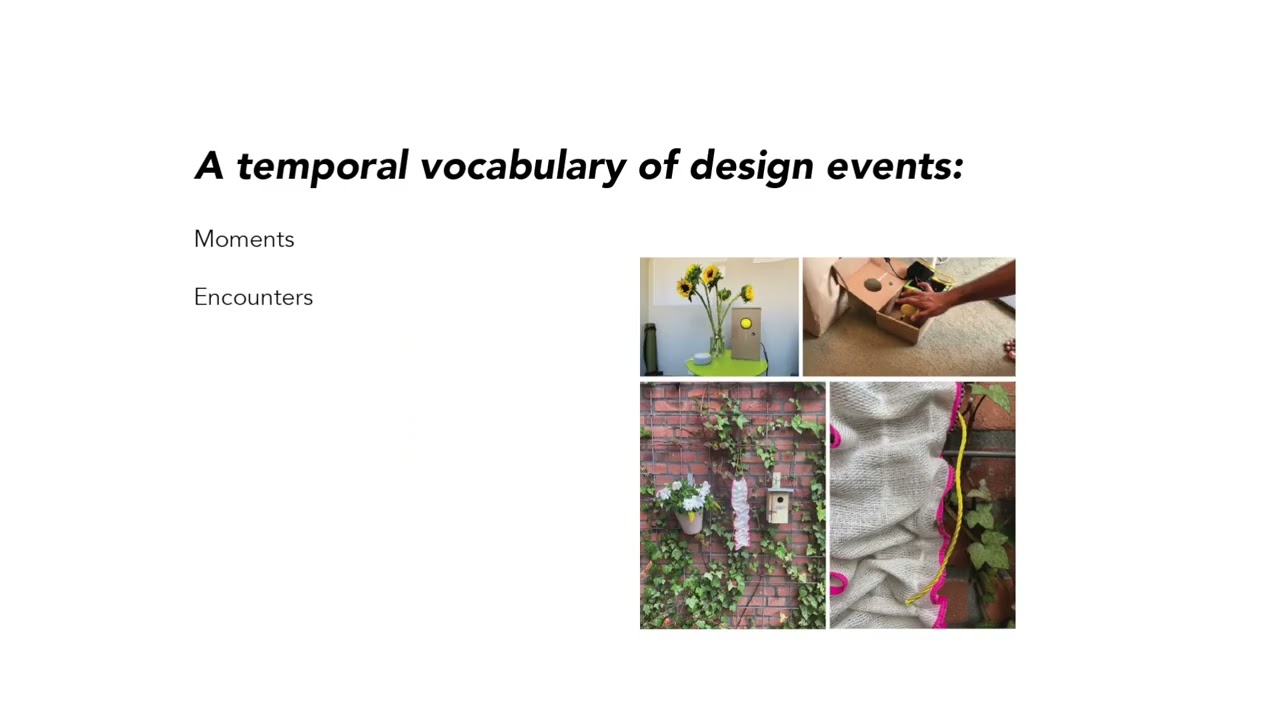 A temporal vocabulary of Design Events for Research through Design