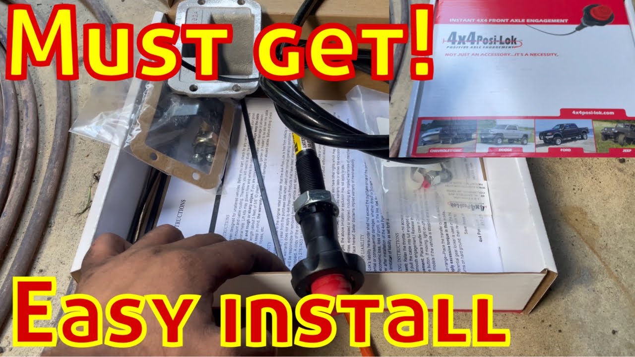 How to install bypass 4x4 actuator (posi lock) on 2g Dodge Ram