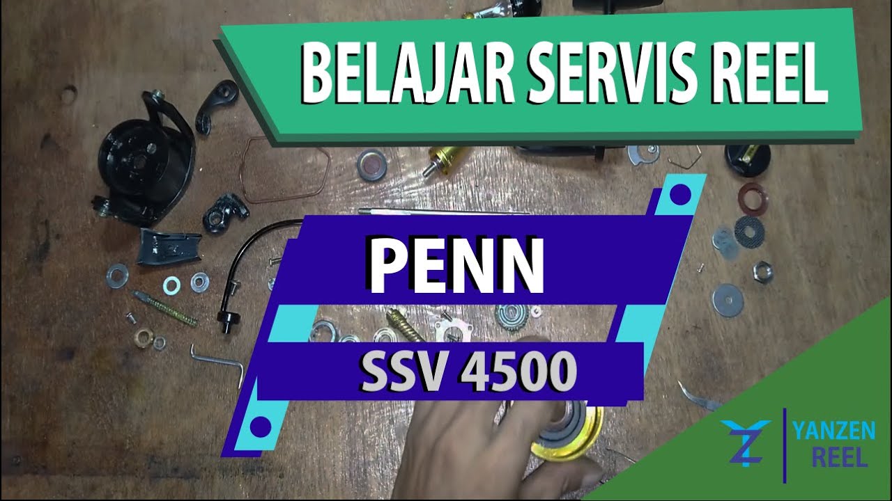 Cara Servis Reel PENN SSV 4500 #31 #reelmaintenance #caramemperbaikireelpancing #fishingreelservices