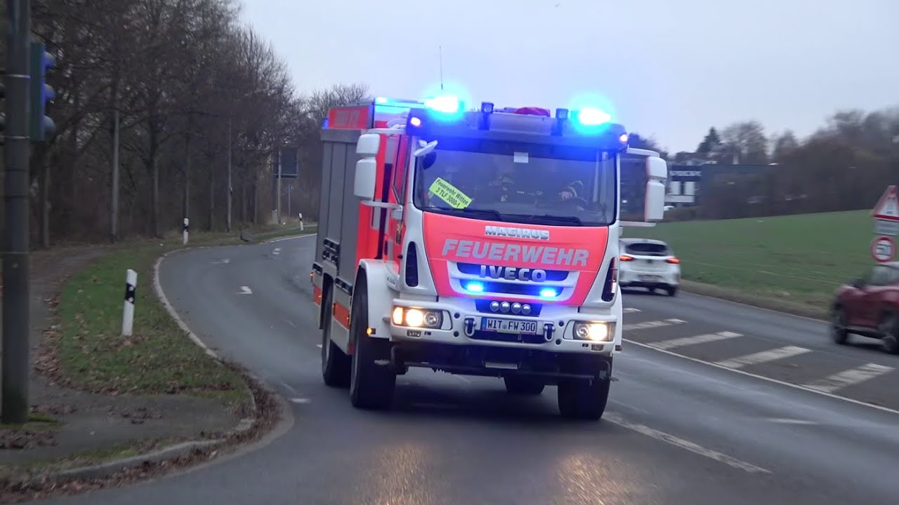 [Großeinsatz] Einsatzfahrten Freiwillige Feuerwehr Witten