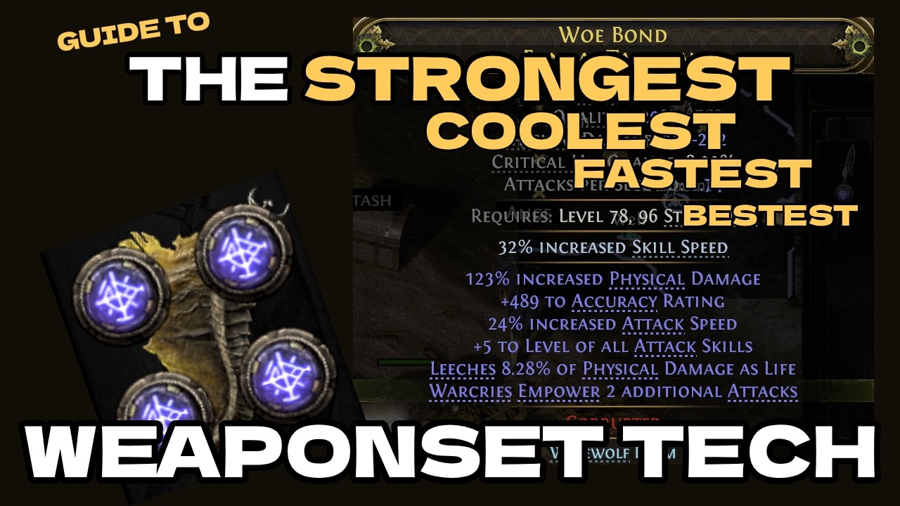 The Strongest Weaponswap Tech - A Guide to Weaponswap Talismans [POE2 0.4]