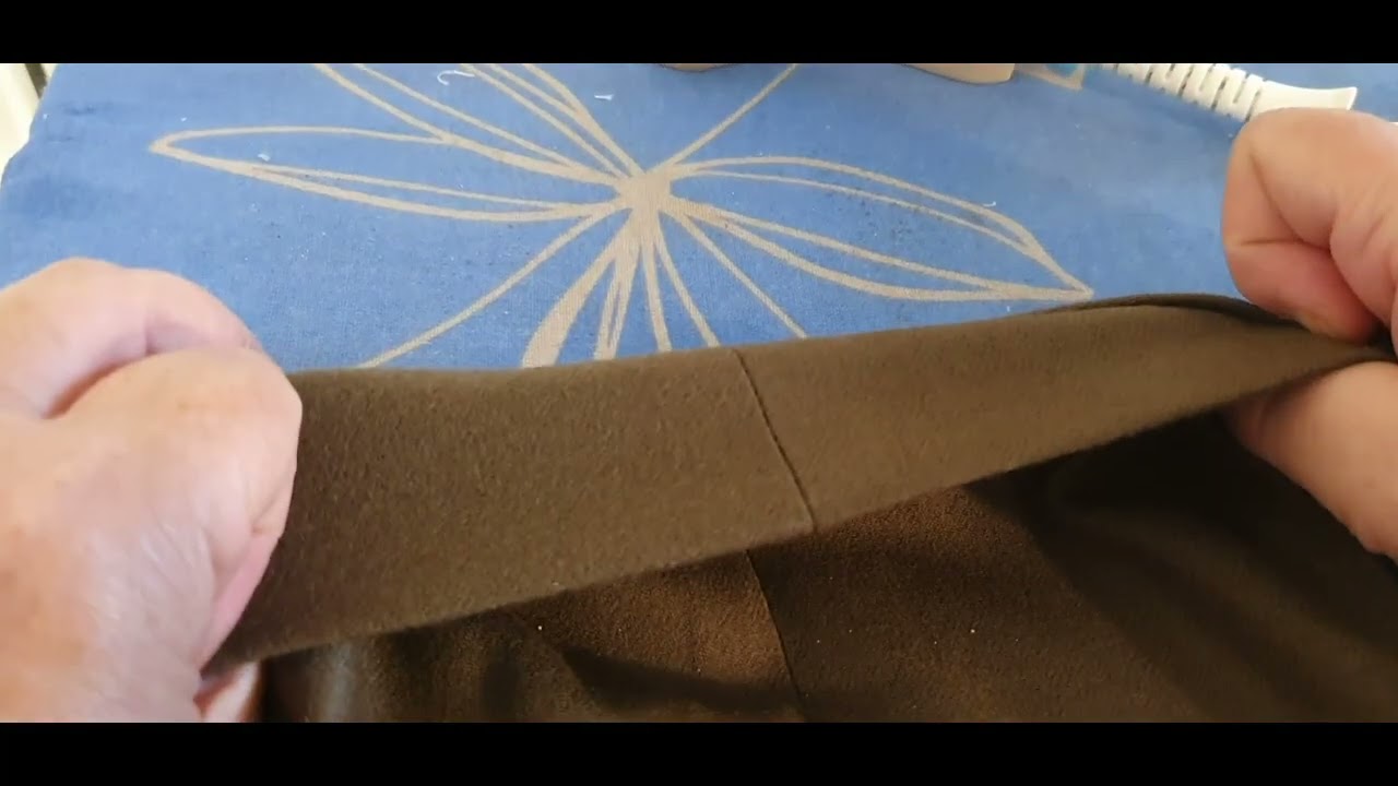 Orlo pantaloni con risvolto (*rovescia)