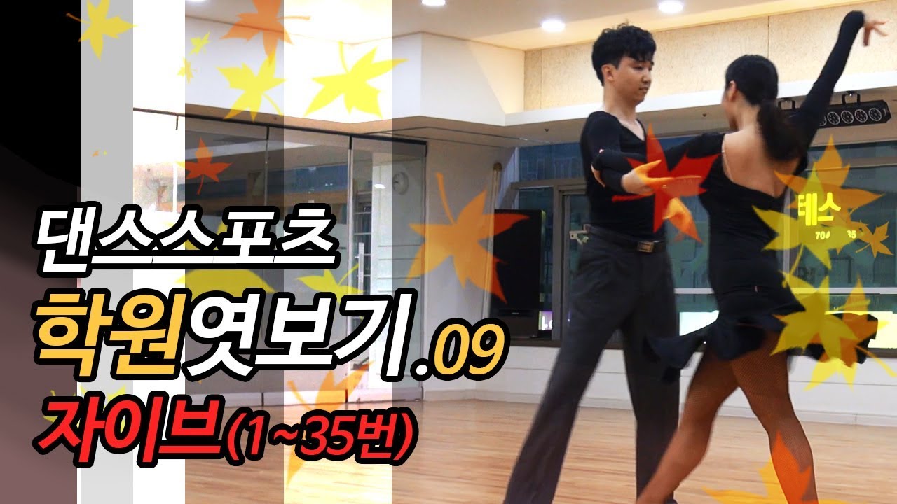 댄스스포츠학원엿보기09 콜라텍자이브 베이직/기초//1~35번 서자평,이희숙