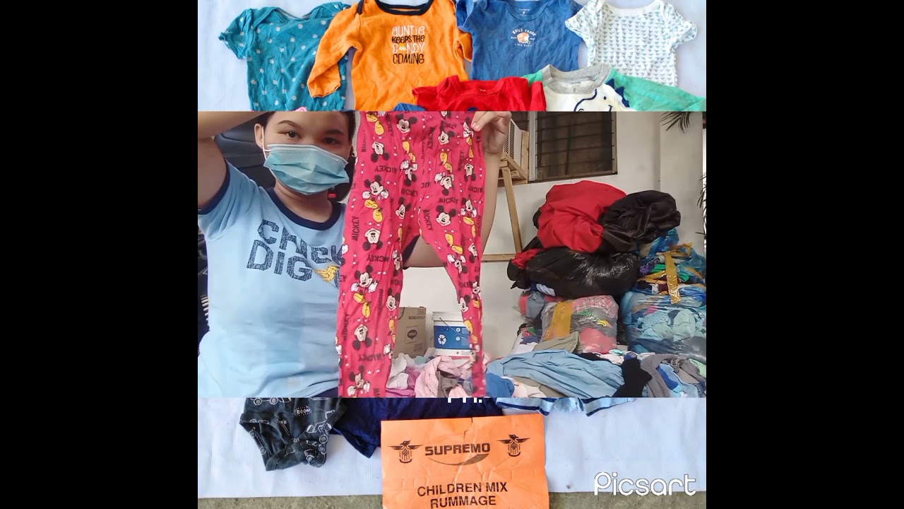 LIVE OPENING  BALE SP002 CHILDREN MIX RUMMAGE