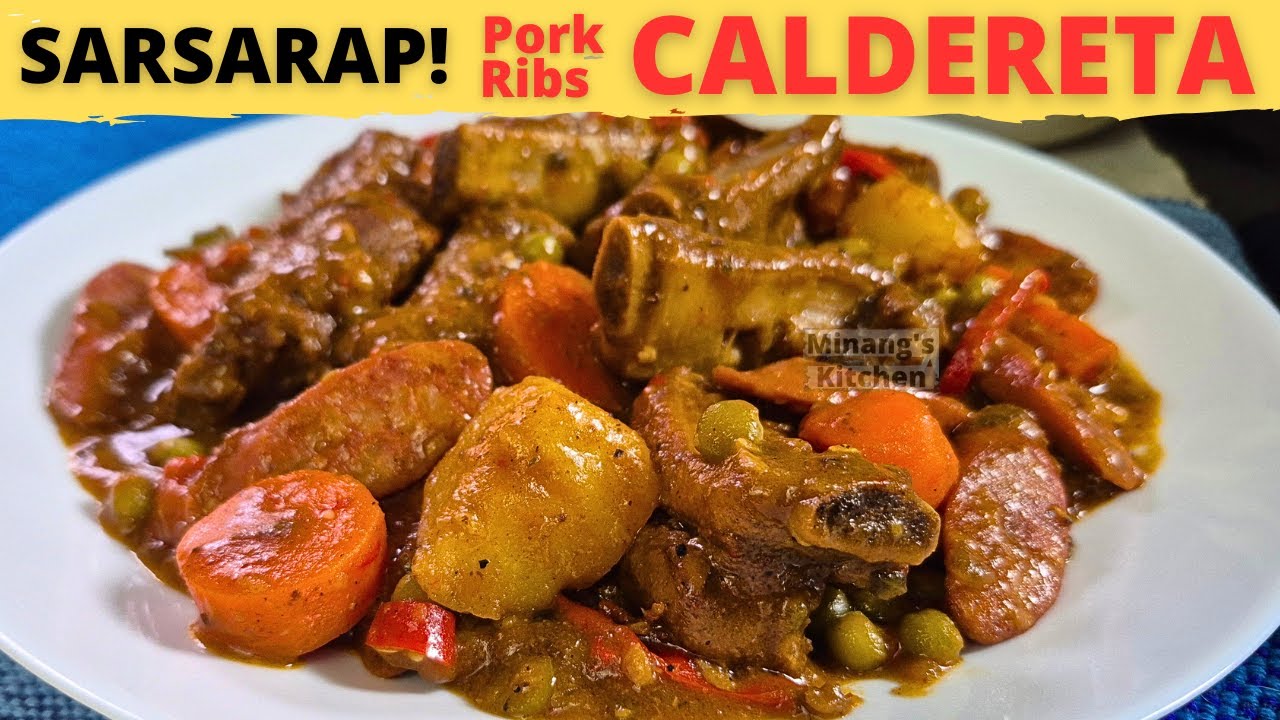 PORK RIBS CALDERETA | Pork Ribs KALDERETA | Kalderetang Baboy