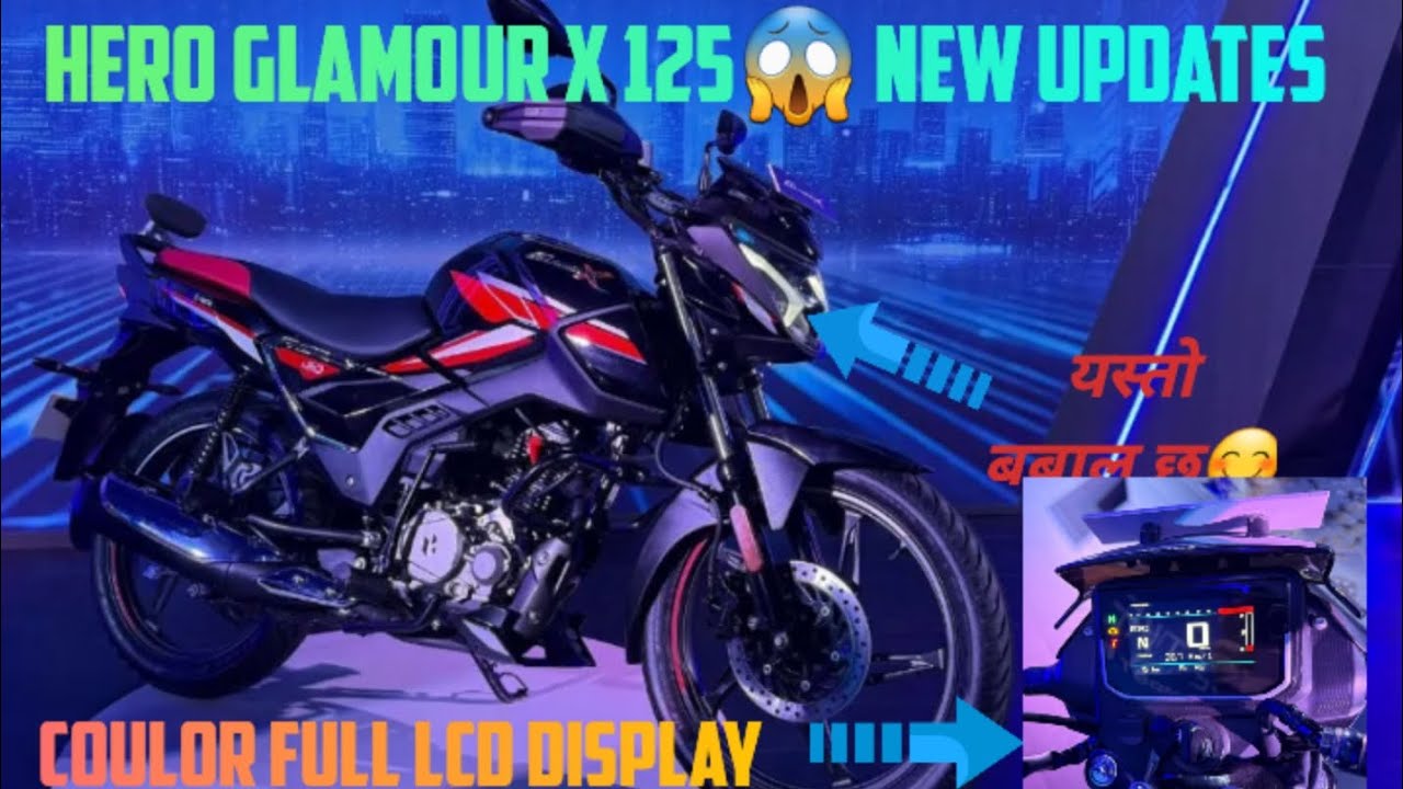 Hero glamourx 125 in nepal🇳🇵 specific details video|new updates🥵 coming soon🤗| #bikelover #sntt tech