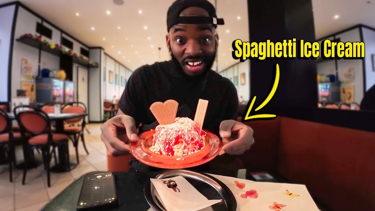 American Tries the German Spaghetti Eis ( Ice Cream) 🇩🇪