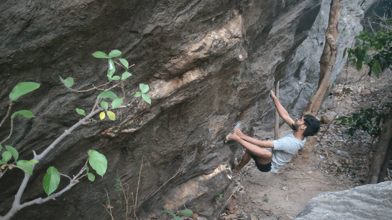 CAPTURAM, coolest boulder at the new crag we discovered !!!!