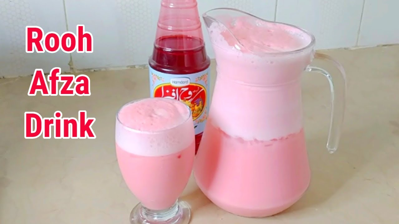 Rooh Afza Soda Drink Recipe | Refreshing Rooh Afza Drink | Ramadan Special Drink Recipe