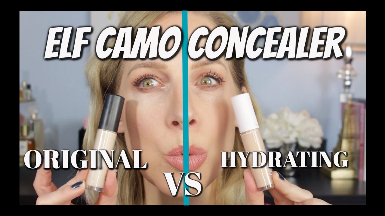 ELF CAMO CONCEALER- HYDRATING VS ORIGINAL! THIS IS GOOD!
