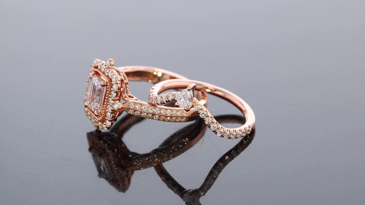 Stunning Ring Enhancer for an Emerald Cut Engagement Ring - Concierge Diamonds