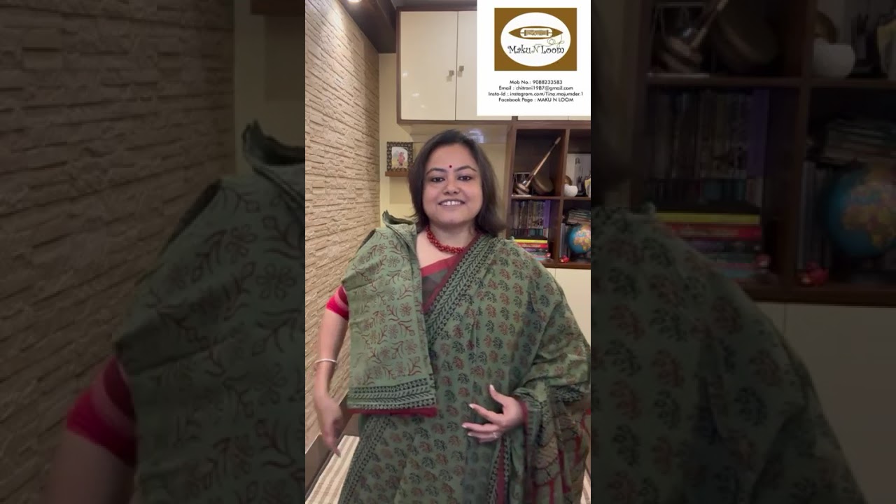 Bagh cotton saree 