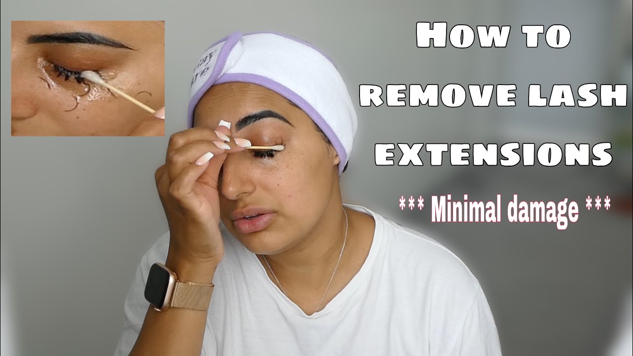 HOW TO REMOVE LASH EXTENSIONS AT HOME | AMAN BRAR | TAUR BEAUTY