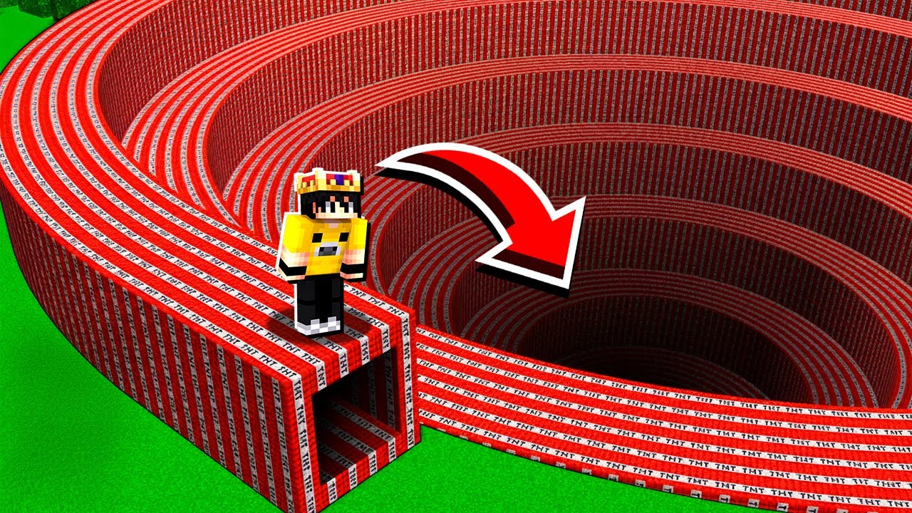 Minecraft'ta 957,286,283 TNT PATLAMASINI YAPTIM!!