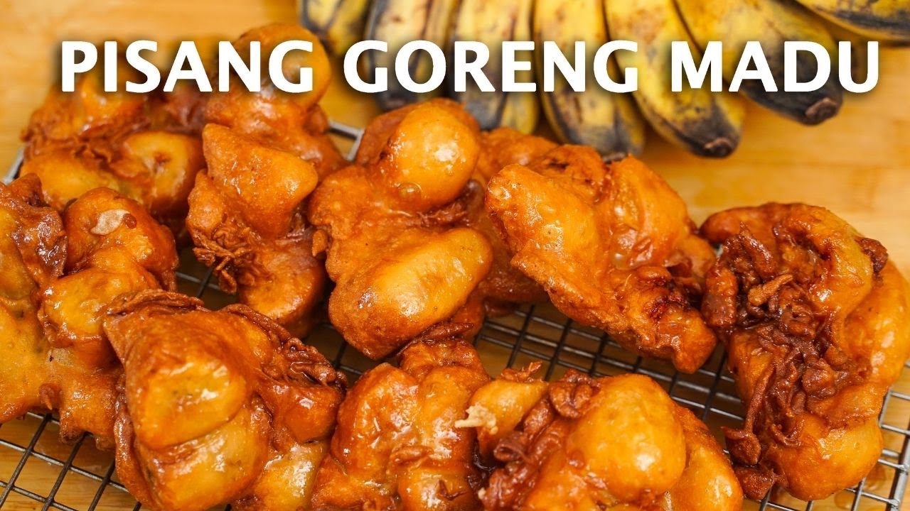 RESEP PISANG GORENG MADU - HONEY BANANA FRITTERS SO YUMMY