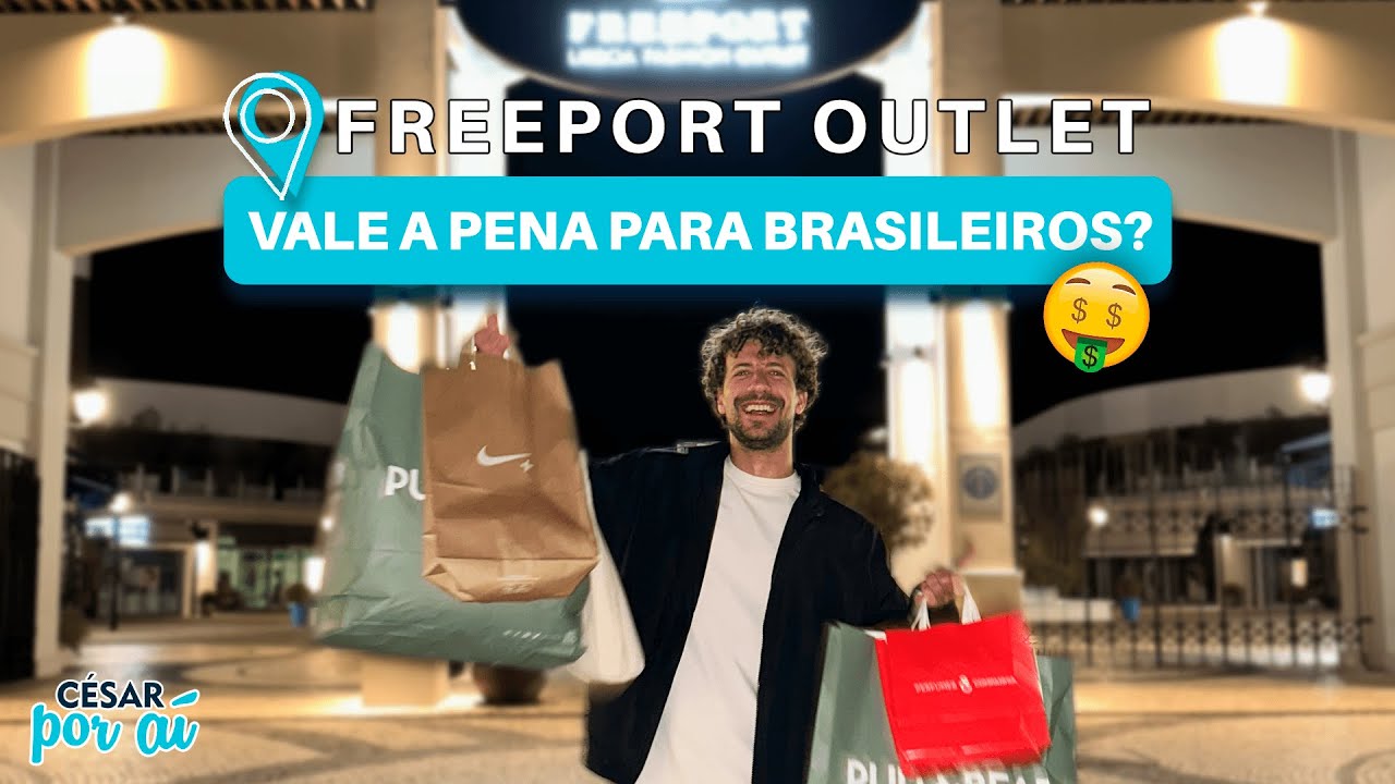 OUTLET em LISBOA, PORTUGAL - VALE A PENA PARA BRASILEIROS? TUDO sobre O FREEPORT FASHION OUTLET