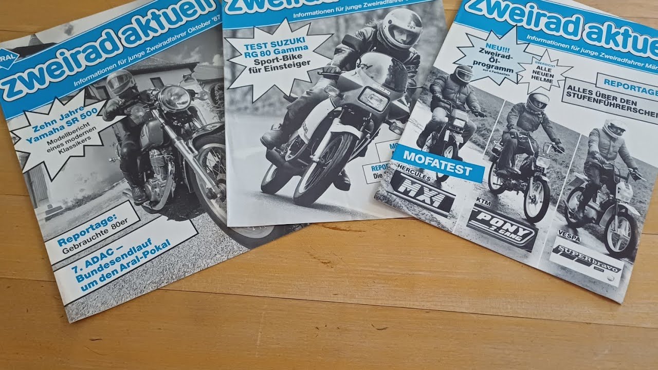 Aral Zweirad Aktuell 1986 & 1987