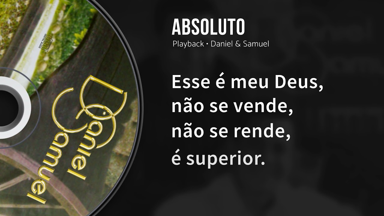 Absoluto (Playback com Letra)